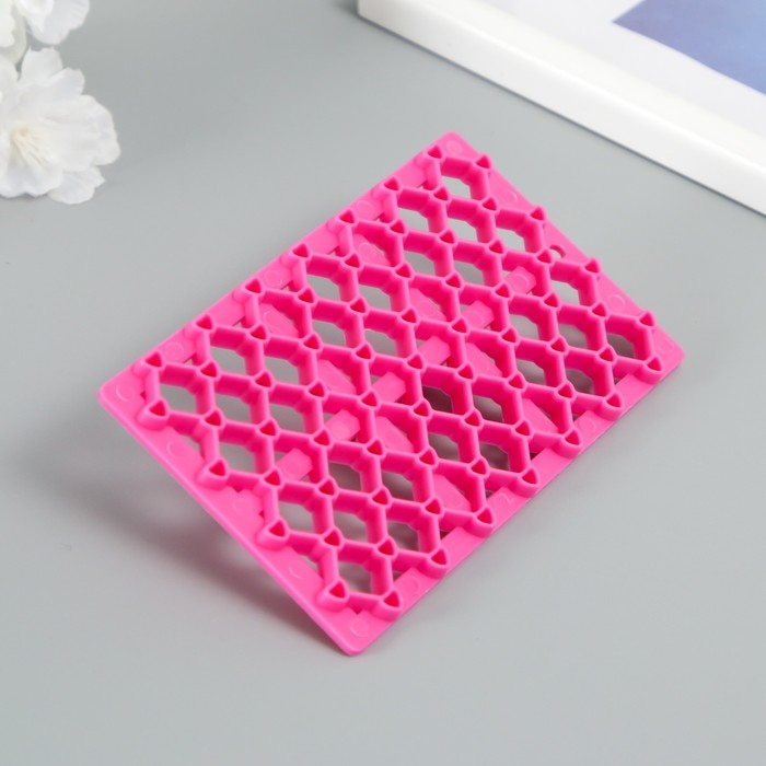 Штамп пластик  Штамп пластик "Ромб с сердечком" 12,8х7.5 см