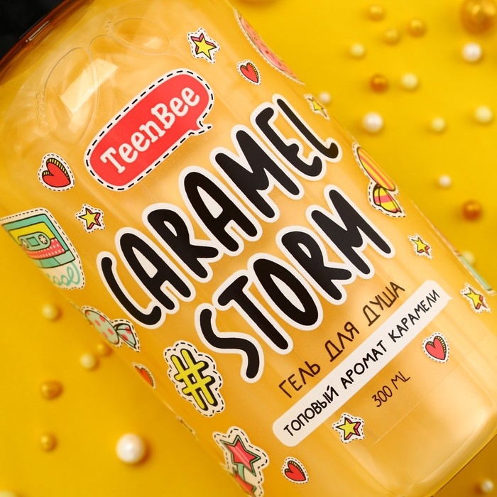 Гель для душа, увлажнение, 300 мл, аромат карамели, TeenBee
