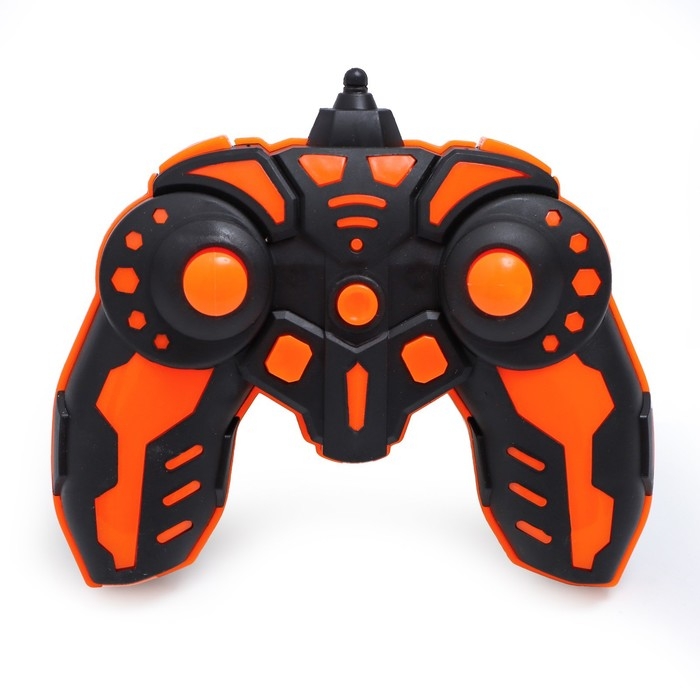 Машина-перевёртыш радиоуправляемая «Трюкач», свет, работает от аккумулятора, цвет оранжевый Машина-перевёртыш радиоуправляемая «Трюкач», свет, работает от аккумулятора, цвет оранжевый