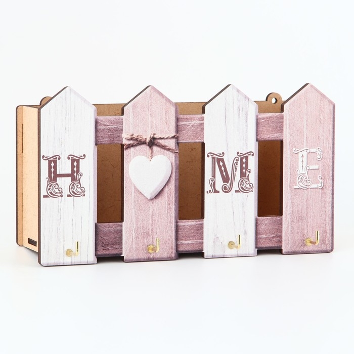 Ключница настенная HOME, 22,7 х 12,2 см. Ключница настенная HOME, 22,7 х 12,2 см.