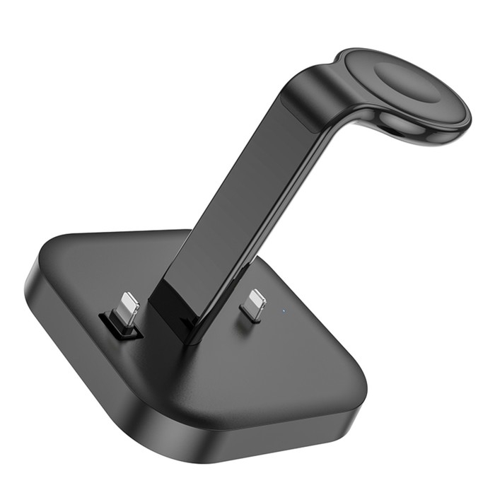 Зарядное устройство Hoco CW43, 3 в 1, для смарт-часов, 1 Type-C, 2.4 А, чёрное Зарядное устройство Hoco CW43, 3 в 1, для смарт-часов, 1 Type-C, 2.4 А, чёрное