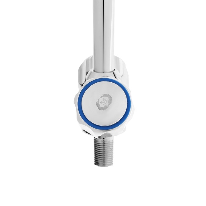 Смеситель для кухни Смеситель для кухни "МИРАЖ" V338M TYE-1005, двухвентильный, излив 300 мм, ручка МИКС, хром