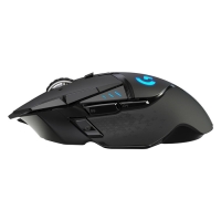 Мышь LOGITECH LIGHTSPEED G502, игровая, беспроводная, подсветка, 25600 dpi, чёрная