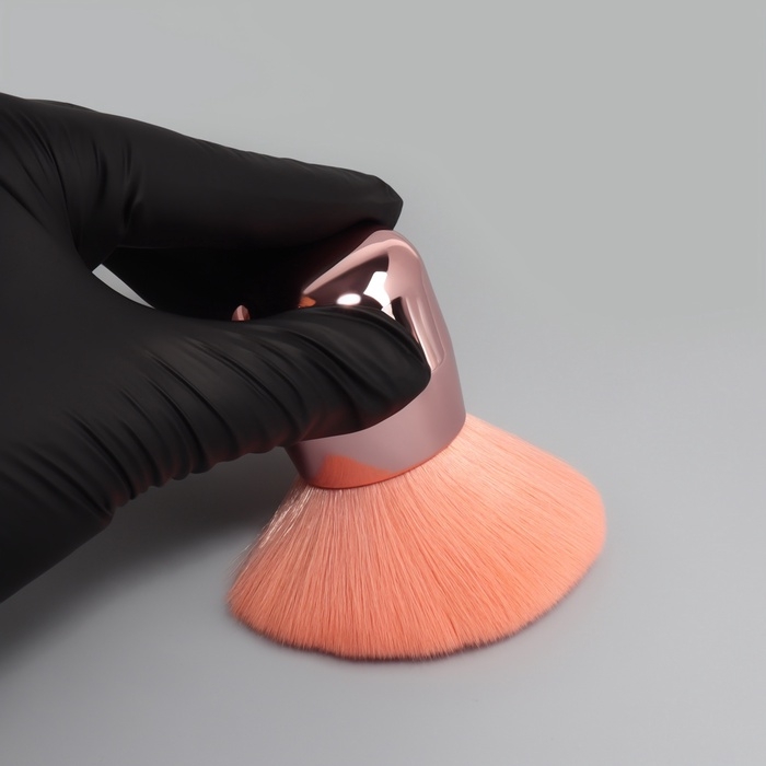 Кисть для смахивания опила, d=4×8,5 см, розовая Кисть для смахивания опила, d=4×8,5 см, розовая