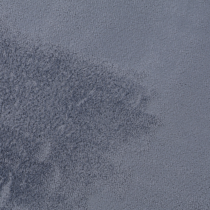 Лоскут для рукоделия, плюш, тёмно-серый, 50 × 50 см