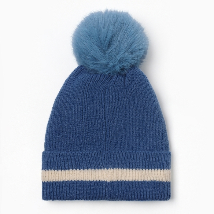 Шапка детская MINAKU, цв.синий, р-р 48-50