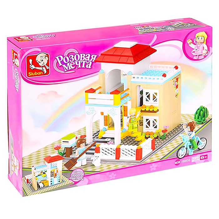 Конструктор «Розовая мечта: чудесный дом», 380 деталей Конструктор «Розовая мечта: чудесный дом», 380 деталей