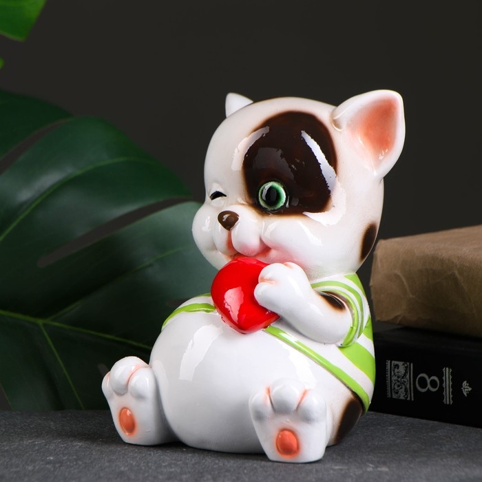 Копилка Копилка "Котенок с сердечком" 9х8х16см
