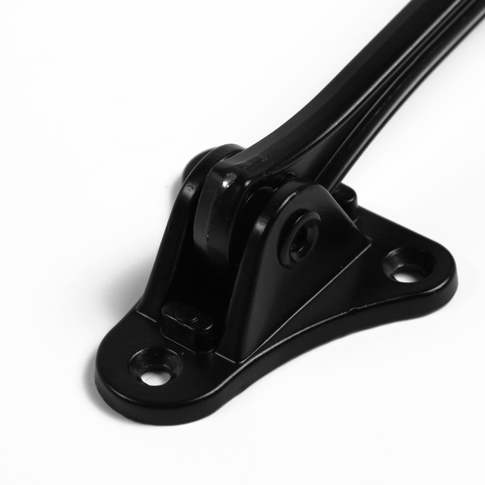 Фиксатор дверной LOCKLAND, Фиксатор дверной LOCKLAND, "козья ножка", цвет черный