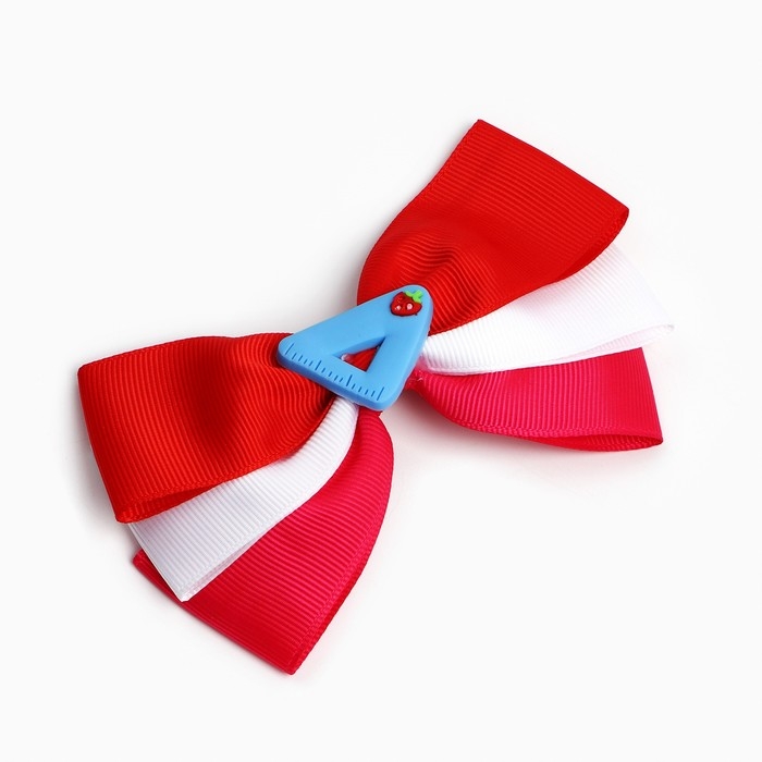 Выпускной. Бант для волос на заколке, 12 см, Принцессы