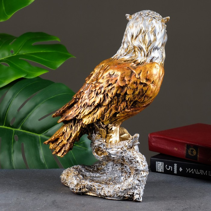Фигура Фигура "Сова на коряге" бронза, 30см