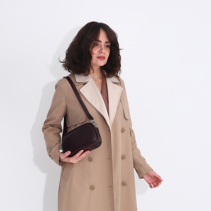 Сумка кросс-боди на молнии, цвет бордовый Сумка кросс-боди на молнии, цвет бордовый