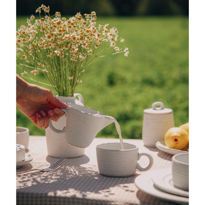 Молочник керамический SL Home «Арена Бланка», 250 мл, 15×9×8 см, цвет белый Молочник керамический SL Home «Арена Бланка», 250 мл, 15×9×8 см, цвет белый