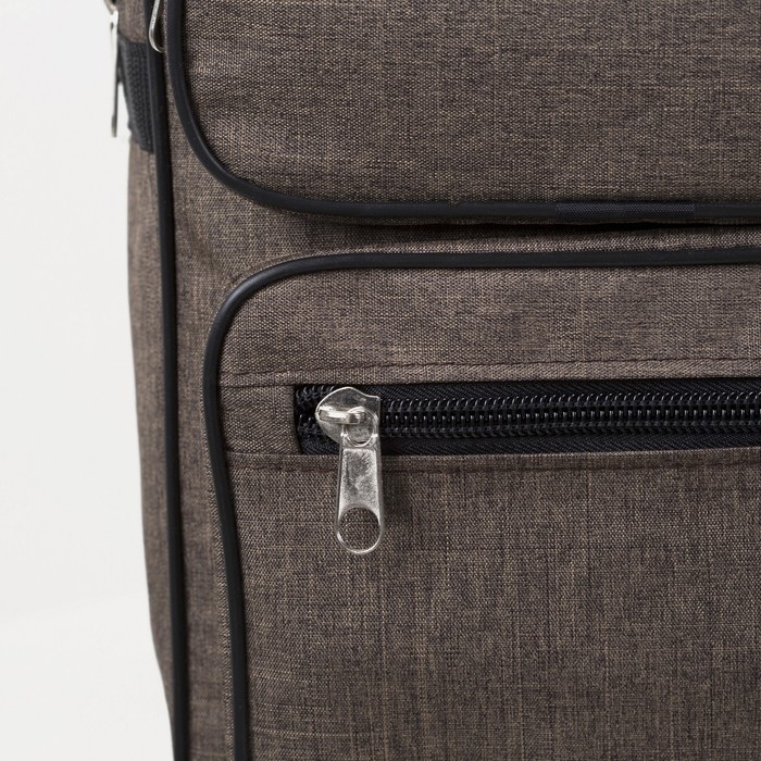 Сумка мужская «ЗФТС», цвет коричневый Сумка мужская «ЗФТС», цвет коричневый