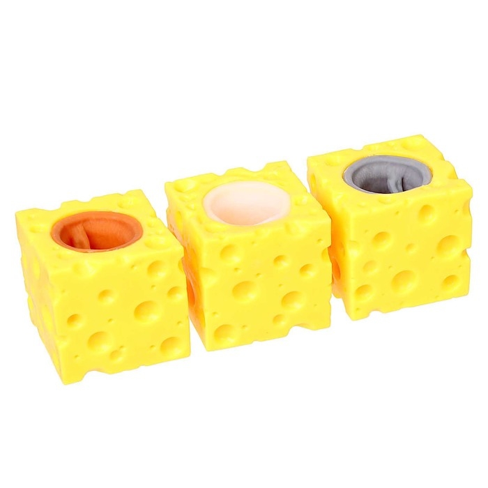 Антистресс сквиш мялка «Мышки», цвета МИКС, в шоубоксе Антистресс сквиш мялка «Мышки», цвета МИКС, в шоубоксе