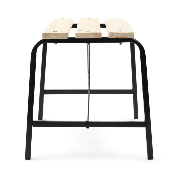 Лавочка садовая 46 х 79 х 45,4 см, основание труба 20 х 20 х 0,7 мм, до 180 кг Лавочка садовая 46 х 79 х 45,4 см, основание труба 20 х 20 х 0,7 мм, до 180 кг