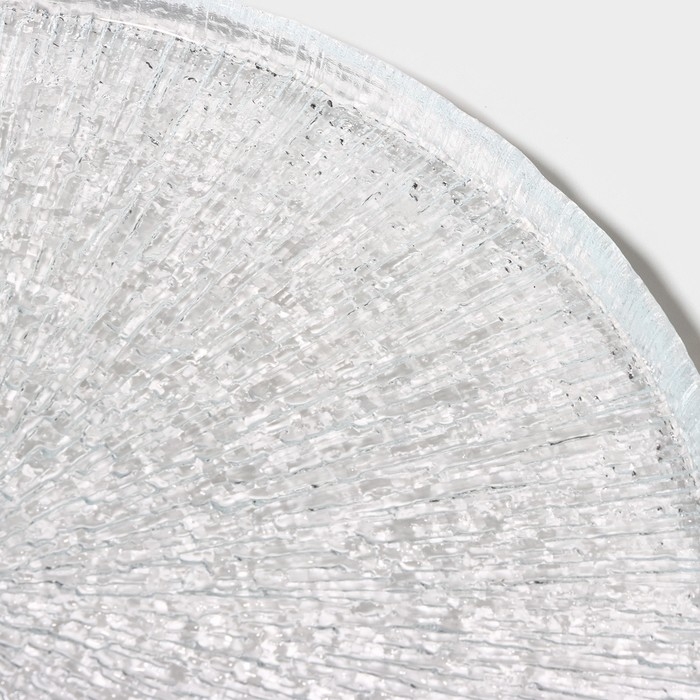 Тарелка стеклянная с бортиком «Нуук», d=28 см Тарелка стеклянная с бортиком «Нуук», d=28 см