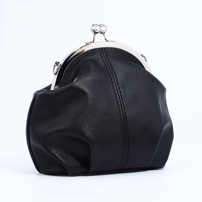 Сумка кросс-боди Vita на фермуаре, цвет чёрный Сумка кросс-боди Vita на фермуаре, цвет чёрный