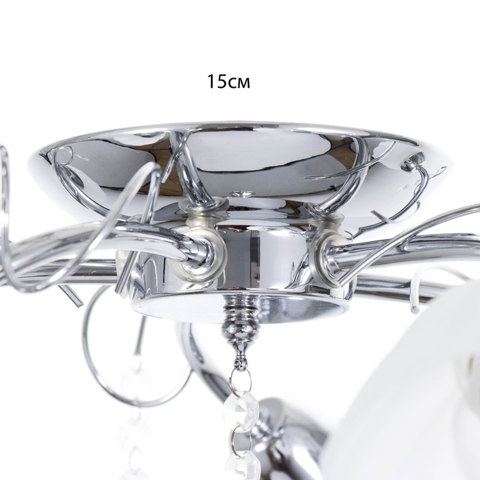 Люстра Люстра "Адель" 5x40Вт E27 хром 54х52х17 см