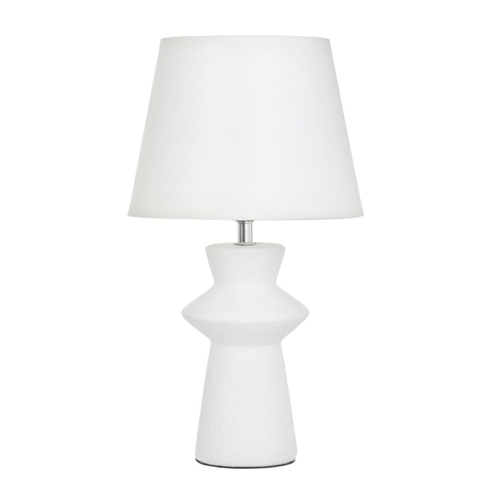 Лампа настольная Лампа настольная "Джу" 1х40Вт Е14 белый 22х22х37см