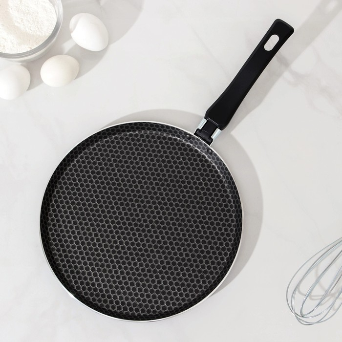 Сковорода блинная Discovery, d=25 см, пластиковая ручка, антипригарное покрытие, цвет серый Сковорода блинная Discovery, d=25 см, пластиковая ручка, антипригарное покрытие, цвет серый
