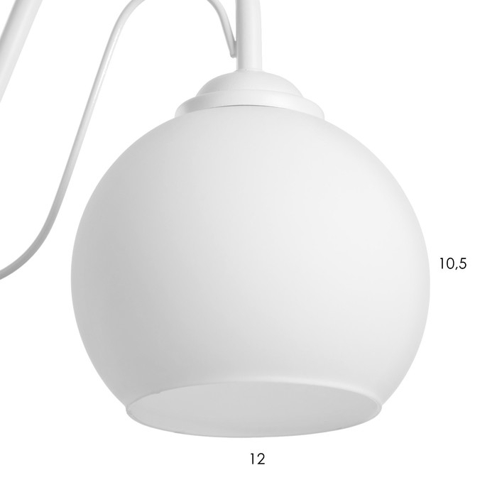 Люстра Люстра "Лиана" 3хЕ27 40Вт белый 55х55х36 см BayerLux