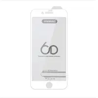 Защитное стекло iPh 7/8 Anmac 6D White без упаковки Арт.1137150 (10 шт./уп.)