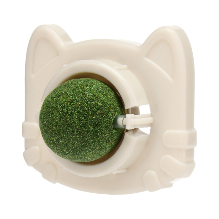 Игрушка для кошек с кошачьей мятой  Игрушка для кошек с кошачьей мятой "Кот", 6,8 см, белая