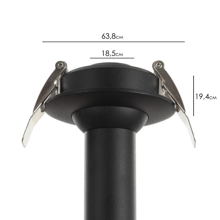 Светильник Светильник "Грезы" LED 5Вт черный 6х6х30см BayerLux