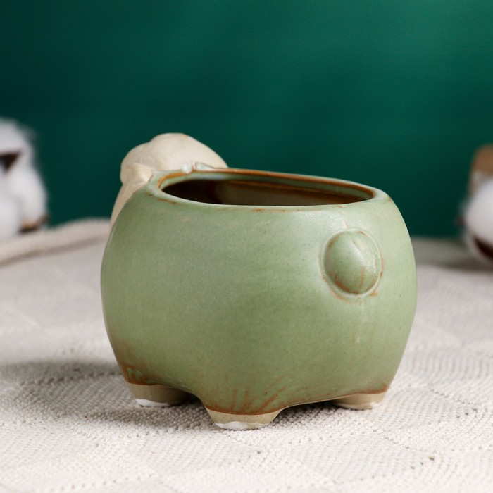 Горшок Горшок "Лаки Овечка" 11х9х8см