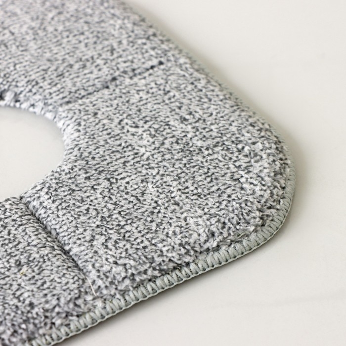Насадка для швабры Raccoon, с вырезом, микрофибра, квадратная, 21×21 см, цвет серый Насадка для швабры Raccoon, с вырезом, микрофибра, квадратная, 21×21 см, цвет серый