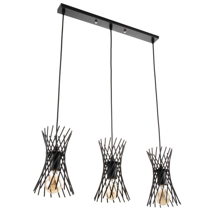 Светильник BayerLux Светильник BayerLux "Сенча" 3хE27 40Вт черный 55х15х100 см