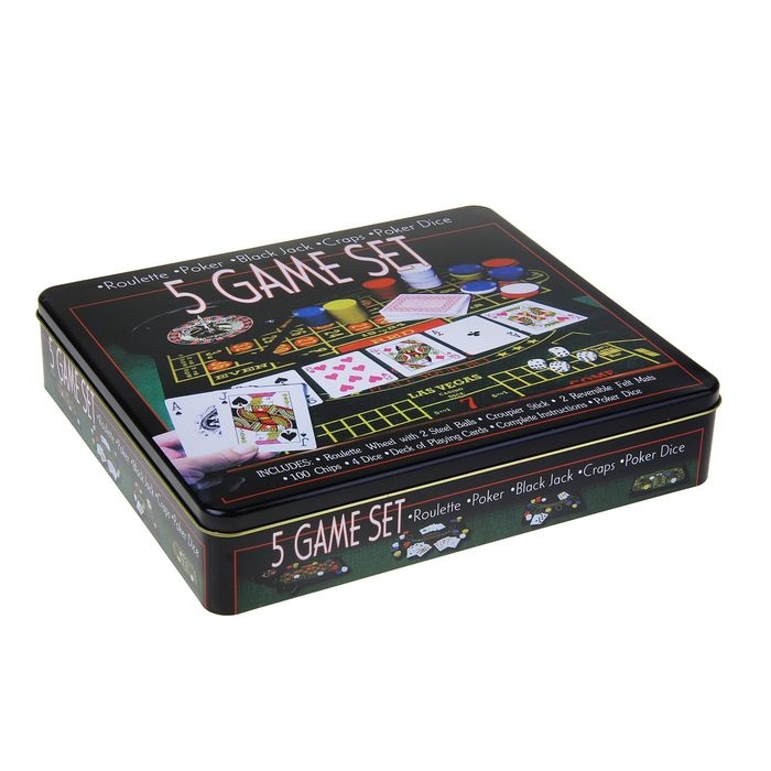 Покер, набор для игры, (рулетка, карты 54 шт, фишки с ном.100 шт,кубики 4 шт, поле) 33 х 29 с Покер, набор для игры, (рулетка, карты 54 шт, фишки с ном.100 шт,кубики 4 шт, поле) 33 х 29 с