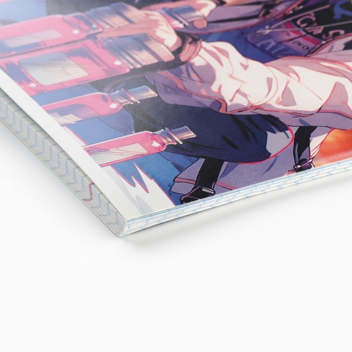 Тетрадь предметная А5, 48 л на скрепке &laquo;1 сентября: Аниме.Химия&raquo; ВД лак