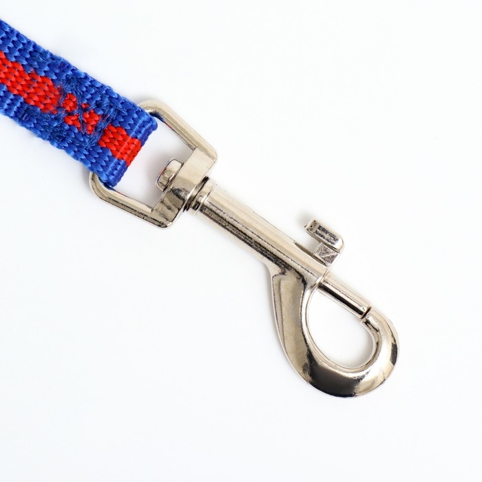 Поводок 2 м х 1,5 см, сине-красный Поводок 2 м х 1,5 см, сине-красный
