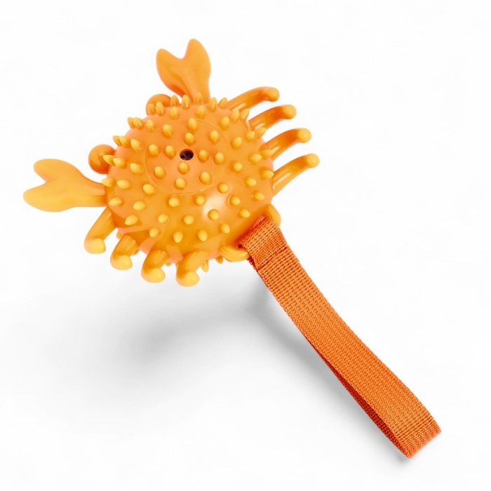 Игрушка массажная для собак Игрушка массажная для собак "Краб" 12 см, ТПР, микс цветов