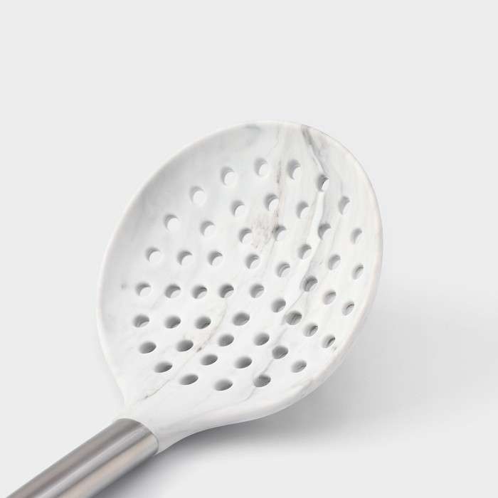 Шумовка Доляна «Шанти», 33,5 см, цвет серый Шумовка Доляна «Шанти», 33,5 см, цвет серый