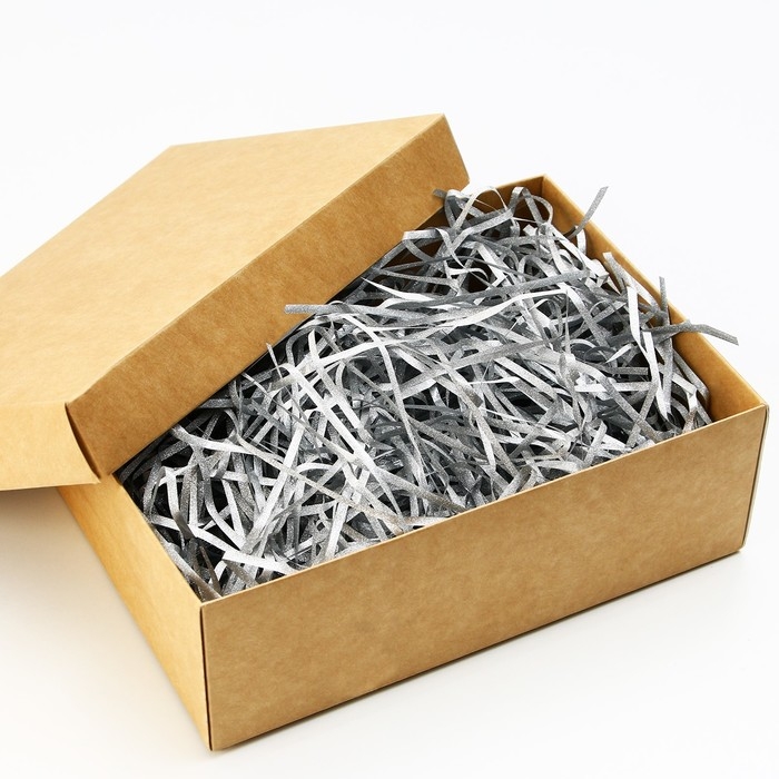 Наполнитель для шаров и подарков, упаковка, «Серебро» , 15 х 26 см Наполнитель для шаров и подарков, упаковка, «Серебро» , 15 х 26 см