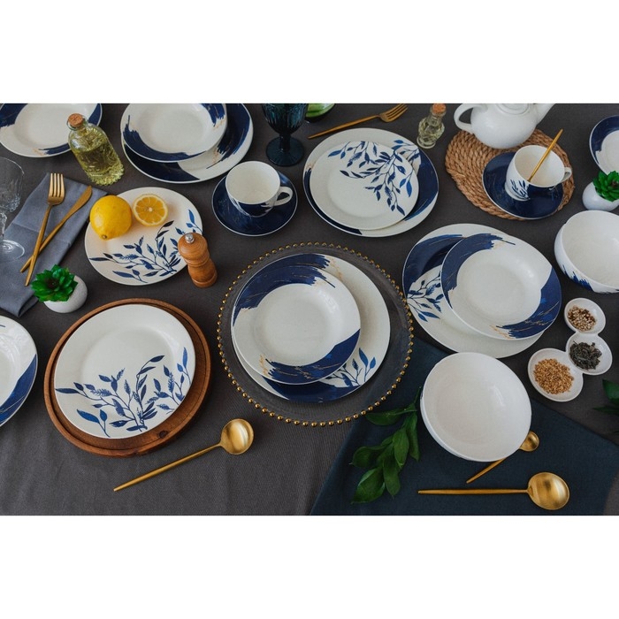 Чайная пара фарфоровая Доляна Ternura, 2 предмета: чашка 250 мл, блюдце d=15 см Чайная пара фарфоровая Доляна Ternura, 2 предмета: чашка 250 мл, блюдце d=15 см