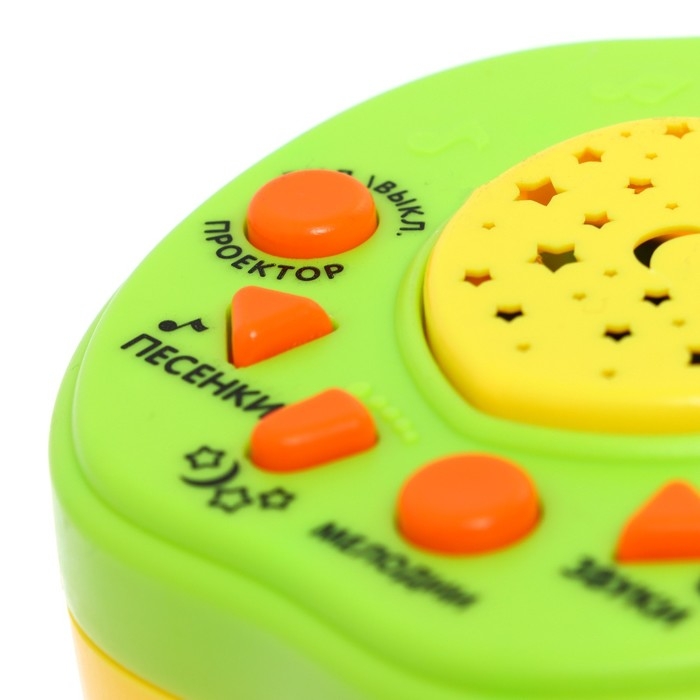 Музыкальная игрушка «Весёлые зверята», цвет зелёный Музыкальная игрушка «Весёлые зверята», цвет зелёный