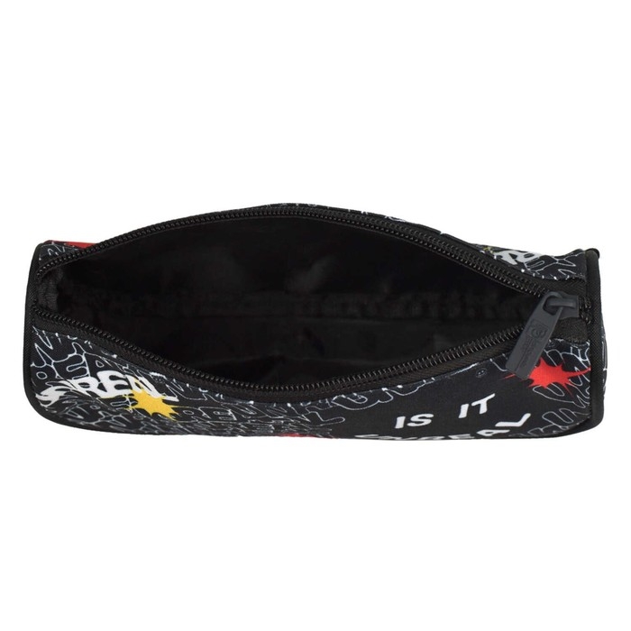 Пенал мягкий, 1 отделение, 95 х 200 х 45 мм, объёмный, Феникс Пенал мягкий, 1 отделение, 95 х 200 х 45 мм, объёмный, Феникс "Панк" чёрный 64182