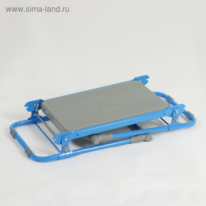 Скамейка-перевёртыш садовая Nika, складная, 56х30х42.5 см, голубая, нагрузка до 100кг Скамейка-перевёртыш садовая Nika, складная, 56х30х42.5 см, голубая, нагрузка до 100кг