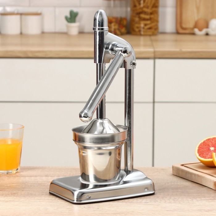 Соковыжималка механическая Доляна Fruits, 20×14,5×37 см Соковыжималка механическая Доляна Fruits, 20×14,5×37 см