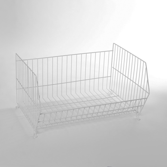 Горка-накопитель из четырёх корзин, 63×43×120, цвет белый Горка-накопитель из четырёх корзин, 63×43×120, цвет белый