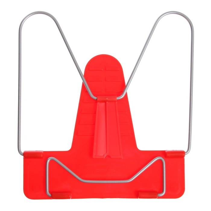 Подставка для книг Calligrata Подставка для книг Calligrata "ПРЕСТИЖ", с пластмассовым упором, европодвес, красная