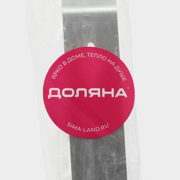 Щипцы для льда Доляна, 16×1,8 см, цвет серебристый Щипцы для льда Доляна, 16×1,8 см, цвет серебристый