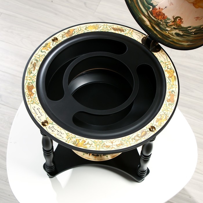 Глобус бар декоративный Глобус бар декоративный "Карта странника" с подставкой внизу 41,6х41,6х56 см