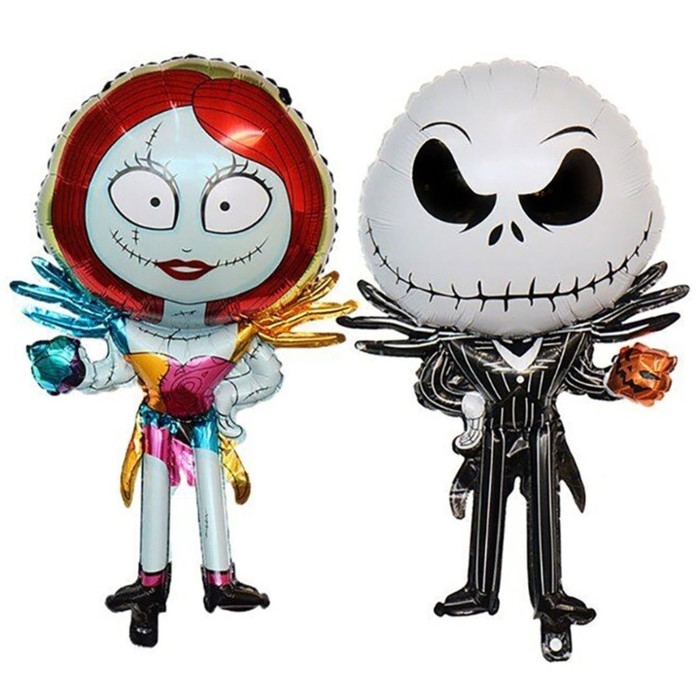 Шар фольгированный 35" &laquo;Джек Скеллингтон&raquo;, фигура, 2-сторонний