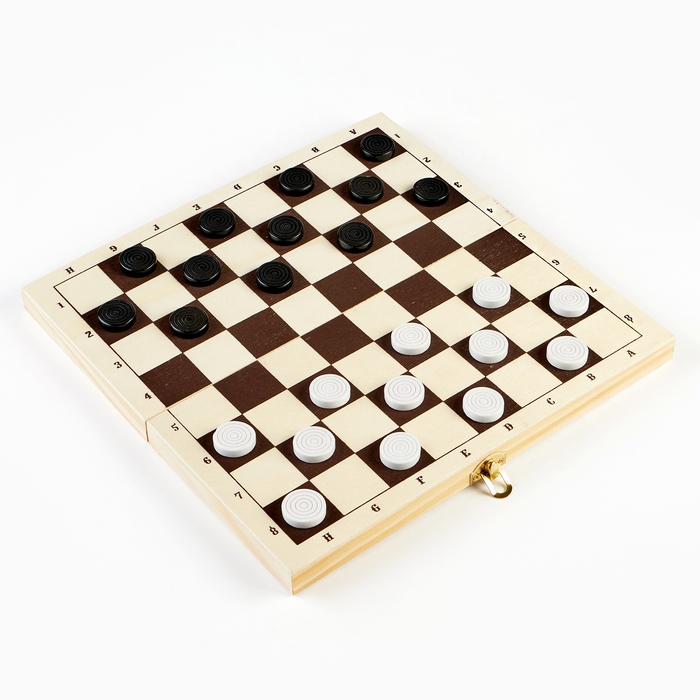 Шашки из дерева 24 шт, 2.5 х 0.6 см Шашки из дерева 24 шт, 2.5 х 0.6 см