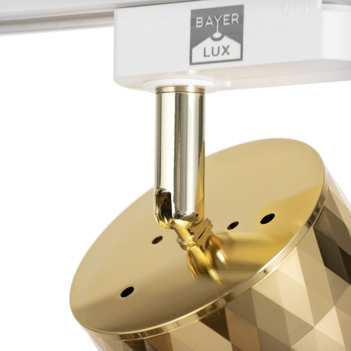 Светильник трековый Светильник трековый "Андри" GU10 220В золото 7,5х7,5х20 см